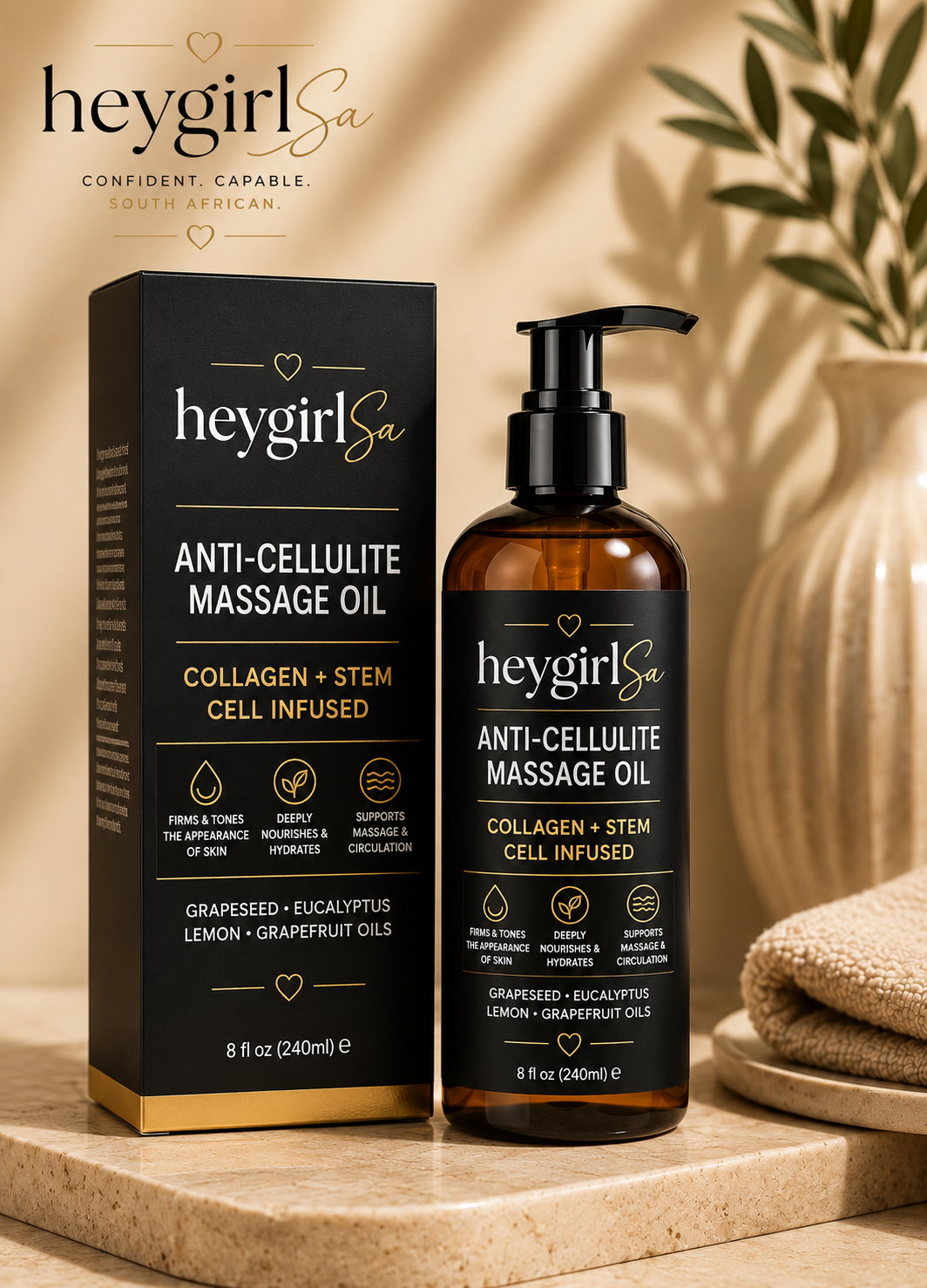 HeyGirlSa Anti-Cellulite Massage Oil